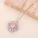 Natural Topaz Necklace Large Carat Pendant S925 Sterling Silver Inlaid Yellow Purple Pink Crystal Luxury Necklace_ipsvogv.com