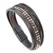 New Rivet Cowhide Rope Braided Fashion Multi-layer Magnetic Buckle Men's Punk Hip-hop Bracelet_ipsvogv.com