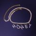 DIY new English rhinestone Anklet female ins trendy all-match capital letter Anklet Anklet_ipsvogv.com