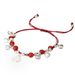 Hot Selling Handmade Ethnic Wind Chime Bell Lucky Character Pendant With Adjustable Red Rope Bracelet_ipsvogv.com