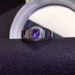 【 3091 People's Collection 】 S Silver Inlaid Natural Tanzanite Men's Ring, Fashionable Color, Beautiful Lively, Suitable_ipsvogv.com