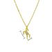 DIY Lollipop Crown Pendant Necklace - Micro Inlaid Zirconia Drawing Board Charm, Copper Plated Jewelry Making Kit For Craft Lovers_ipsvogv.com
