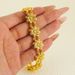 New Plated Flower Bracelet For Women's Luxury Sand Gold Jewelry Wedding Birthday Gift_ipsvogv.com