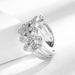 Bora Xing Exaggerated Zircon Hot Selling Wide Edition Index Finger Ring Platinum Plated Jewelry_ipsvogv.com