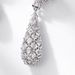 Hollow Shining Zircon Earrings For Women S925 Silver Full Of Colored Gemstones Water Drop Earrings Fashion All Match_ipsvogv.com