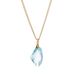 Fashion Personality Irregular Blue Water Diamond Necklace Collar_ipsvogv.com