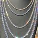 2024 Hip Hop 4mm Alloy Claw Necklace Rhinestone Row Tennis Chain Simple_ipsvogv.com
