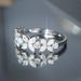Cao Shi's New Minimalist Four Leaf Clover Zircon Women's Flower Ring_ipsvogv.com