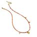 French Niche Design, Artistic Red Bead Asymmetrical Gold Coin Pendant, Simple Temperament Necklace, Collarbone Chain_ipsvogv.com