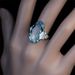 Cao Shi Recommends Exquisite With Large Oval Blue Crystal Ring For Women's Handicrafts_ipsvogv.com