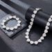 New 15mm Heart Cuban Chain Personality Creative Fashion Alloy Rhinestone Hip Hop Jewelry Special_ipsvogv.com