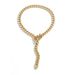 Punk Style Metal Texture Belt Buckle Personalized Geometric Collarbone Chain Necklace_ipsvogv.com