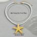 New summer resort style starfish simple twine niche design Fried Dough Twists chain versatile necklace_ipsvogv.com