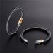 Hot selling woven wire stainless steel with magnetic buckle bracelet_ipsvogv.com