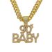 New Personalized Style English Letter 90 BABY Hip Hop Creative Pendant Necklace_ipsvogv.com