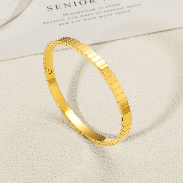 Light Luxury Bracelet Geometric Square Titanium Steel Niche Exquisite Ins Fashion Design Gold Hand Jewelry Versatile Temperament Hand Female_ipsvogv.com