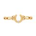 Aget * New Versatile Lucky Horseshoe Hollow Lace Silver Ring_ipsvogv.com