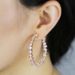Women's Jewelry Irregular Zircon Earrings Hip Hop Punk Bling Bling Personality Fashion Earrings_ipsvogv.com