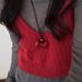 Ancora Red Bowknot Heart Necklace For Women High-end Long Black Rope Choker Accessory Niche Design Sweater Chain_ipsvogv.com