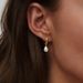 Women’s Jewelry Set Fashion Hot Sales Real Gold Brass Electroplating Fashionable Teardrop Shaped Pearl Pendant Ladies' High End Earrings_ipsvogv.com