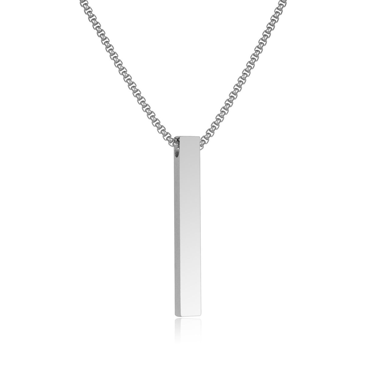 Popular, Personalized Column Design Stainless Steel Pendant Hip Hop Accessories Necklace Pendant_ipsvogv.com