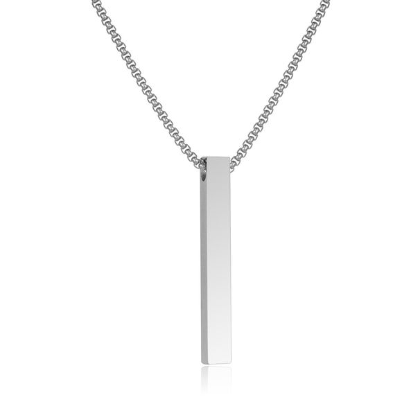 Popular, Personalized Column Design Stainless Steel Pendant Hip Hop Accessories Necklace Pendant_ipsvogv.com