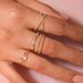 Simple cross diamond ring for women, niche design pinky ring, fashionable personality, popular online, versatile, non fading ring_ipsvogv.com