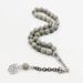 Muslim Prayer Beads New Wood Grain Stone 10mm Natural Stone 33 Rice Beads Bracelet Daily Worship TASBIH_ipsvogv.com
