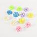 E11632 Fashion Macaron Rose Elegant and Sweet Camellia Fabric Earrings_ipsvogv.com