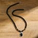 cross-border Tiger Stone Beaded Necklace Men's Hip-hop Niche High-end Sense Simple Personality Men's Collarbone Chain Accessories_ipsvogv.com