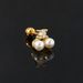 Unisex popular pierced ear bone studs for women micro inlaid zircon screw ear studs sweet temperament pearl earrings earrings_ipsvogv.com