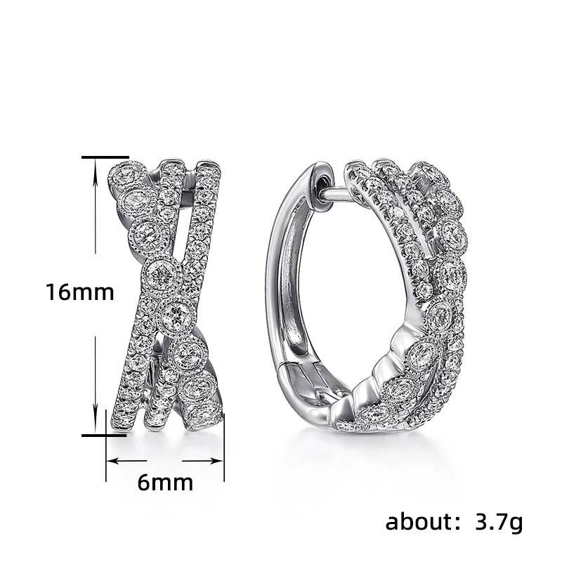 Women's Ear Clips High End Hip-Hop Street Style Trend Cross Ear_ipsvogv.com