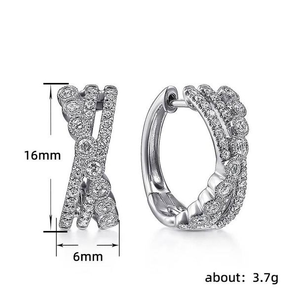 Women's Ear Clips High End Hip-Hop Street Style Trend Cross Ear_ipsvogv.com