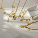 Niche Ins Style Stainless Steel Love Flower Tassel Necklace Fashionable Simple Exquisite Gold Plated Sweater Chain Female_ipsvogv.com