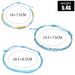 New Bohemian Style Waterproof Wax Rope Handcrafted Woven Colorful Rice Bead Creative Bracelet 3-piece Set Combination_ipsvogv.com