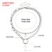 Vintage pearl patchwork star necklace for women Creative cross double layered collars_ipsvogv.com