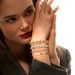 Hot Sale New Style Punk Hip Hop Style Personality Exaggerated Combination Set Bracelet Four Piece Set_ipsvogv.com