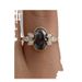Obsidian Black Gold Ring Alloy Engagement Jewelry Female_ipsvogv.com