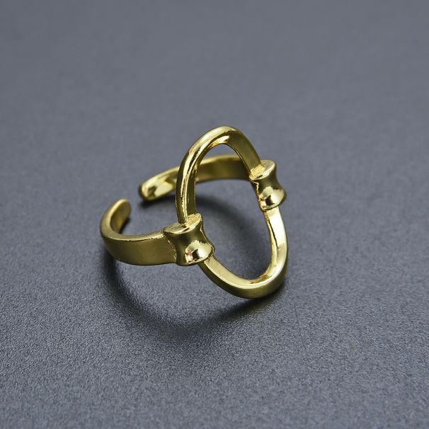 Unisex Jewelry Fashion Preserving Personality Simple Style Temperament O Shaped Ring Opening Adjustable Men And Women's Ring Hand Jewelry INS Style_ipsvogv.com