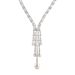 New Pearl Temperament Thick Chain Irregular Texture Tassel Long Bone Chain Necklace High End Fashion Clothing_ipsvogv.com