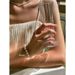 Hand Washing Without Taking Off Shi's Pearl American 14K Gold Wrapped Round Bead Elastic Rope Bracelet, Women's Summer_ipsvogv.com