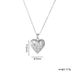 New Open Close Love Necklace With Female Minority Design, High Grade And Elegant Peach Heart Accessories_ipsvogv.com
