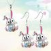 Cute Cartoon Pink Rabbit Pendant Simple Sweet Girl Small Animal Accessories Easter Necklace Gift_ipsvogv.com