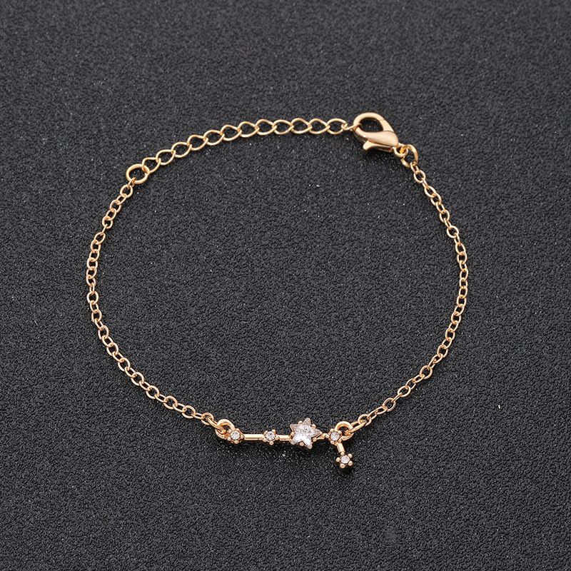 Twelve Constellation Women's Creative Versatile Star Bracelet Girlfriend Valentine's Day Gift Jewelry_ipsvogv.com