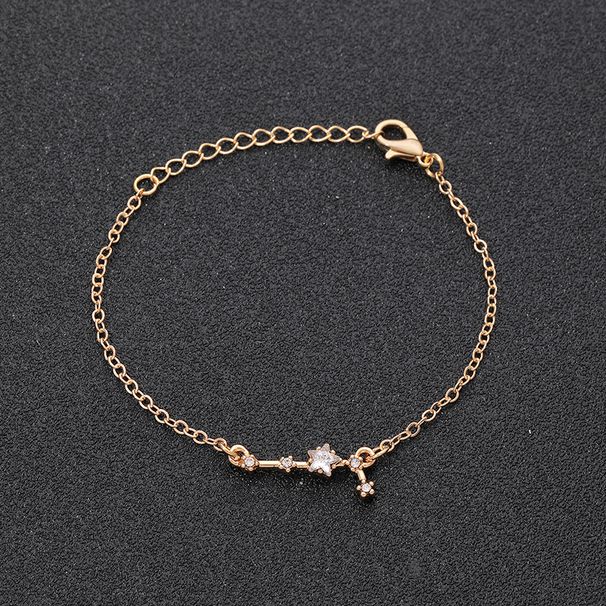 Twelve Constellation Women's Creative Versatile Star Bracelet Girlfriend Valentine's Day Gift Jewelry_ipsvogv.com