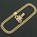 Hip Hop Full Diamond Crown CEO Letter Pendant Cuban Necklace Trendy Men's Dance Street Nightclub Accessories_ipsvogv.com
