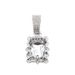 Hot Sale Personalized Retro Heart Of The Ocean Rectangular Brand Jewel Pendant Necklace Men's And Women's Sweater Chain_ipsvogv.com