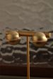 INS Semi-Spherical Metal Brushed 2023 New Round Ball Elegant Niche Design Women's High-End Earrings_ipsvogv.com