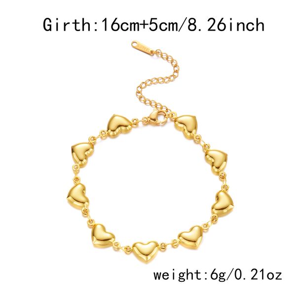 Minimalist Stainless Steel Butterfly Heart Women High-end Versatile Cross Non-fading Bracelet For Men_ipsvogv.com