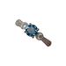 Cao Shi's New Sea Blue Proposal Engagement Jewelry Simple Couple Wedding Ring_ipsvogv.com
